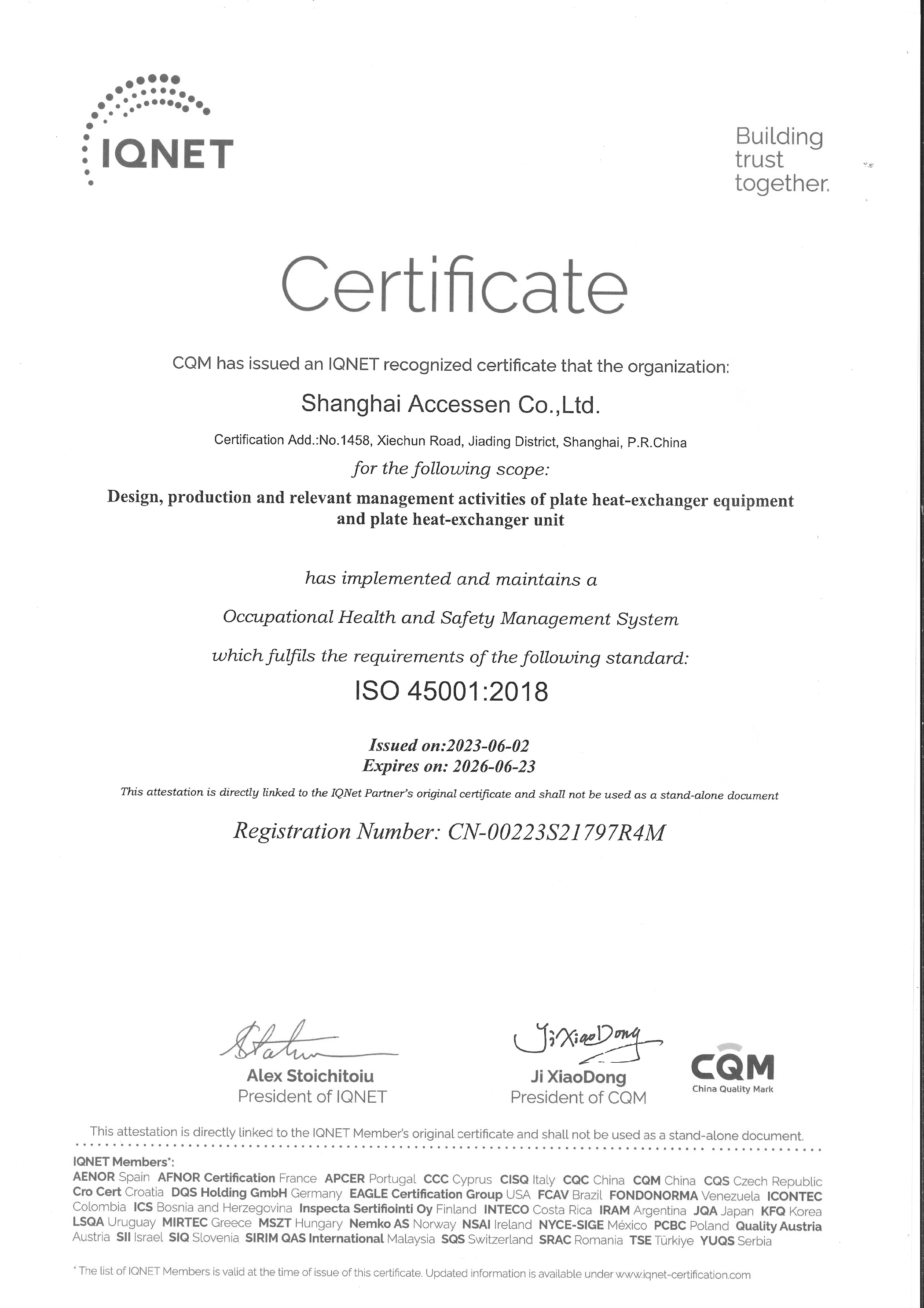 ISO 45001:2018